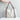 Bolso Lino Tote Bag Arena & Gris Piedra