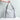 Bolso Lino Tote Bag Gris & Gris Piedra